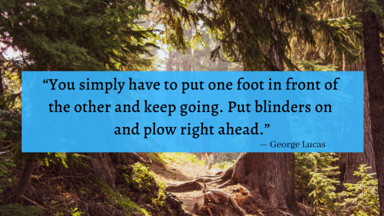 One Foot in Front of the Other – My Brain’s Not Broken