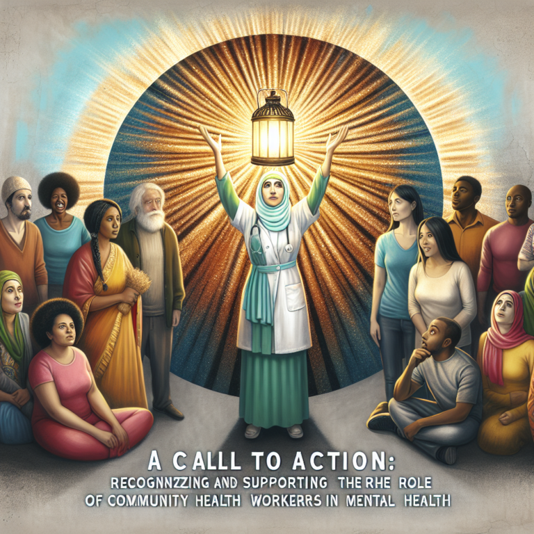 A Call to Action: Recognizing and Supporting the Role of Community Health Workers in Mental Health