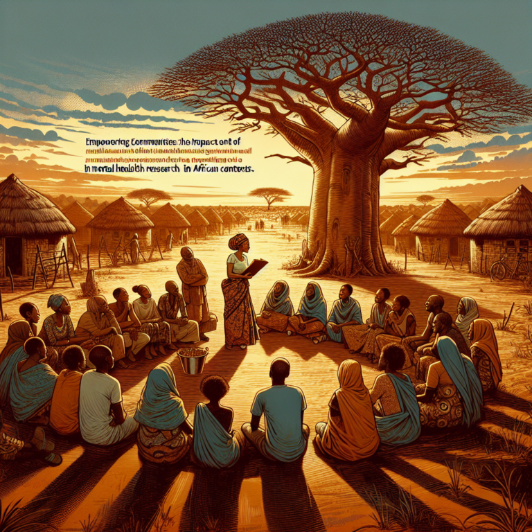 Empowering Communities: The Impact of Mental Health Research in African Contexts